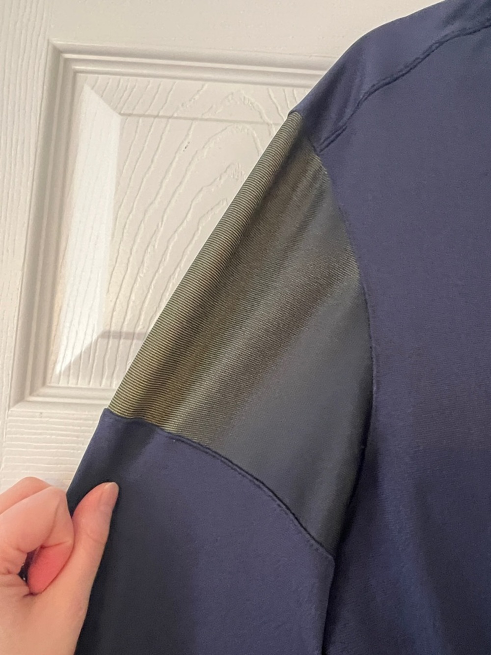 Nike Navy Pullover with Yellow Michigan Accents - Picture 5 of 7